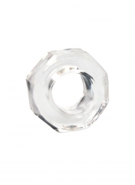 Прозрачное эрекционное кольцо в форме гайки - Sex Expert - в Воронеже купить с доставкой