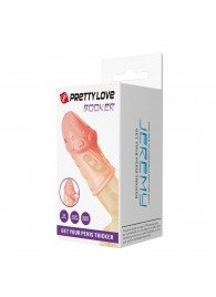 Телесная насадка на пенис Booker - 8 см. - Baile - в Воронеже купить с доставкой