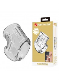 Прозрачная насадка на пенис и мошонку - Baile - в Воронеже купить с доставкой