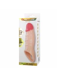 Телесная удлиняющая насадка на пенис Darnel - Baile - в Воронеже купить с доставкой