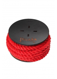 Красная веревка для шибари на катушке - 5 м. - Pecado - купить с доставкой в Воронеже