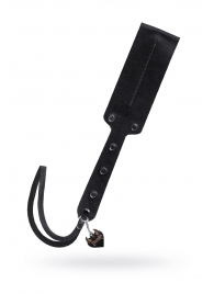 Черный кожаный пэддл - 32 см. - Pecado - купить с доставкой в Воронеже