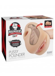Телесный мастурбатор-вагина Pussy Pounder Squeeze Stroker - Pipedream - в Воронеже купить с доставкой