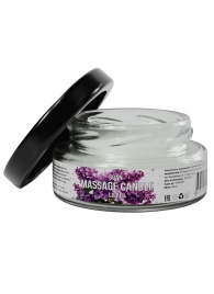 Массажная свеча «Сирень» - 50 мл. - SGAN - купить с доставкой в Воронеже