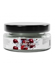 Массажная свеча «Спелая вишня» - 50 мл. - SGAN - купить с доставкой в Воронеже