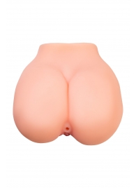 Реалистичный мастурбатор в форме попки с 2 любовными входами - No Name - в Воронеже купить с доставкой