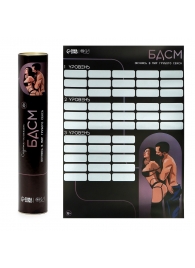 Плакат для двоих со скретч-слоем «БДСМ» - Сима-Ленд - купить с доставкой в Воронеже