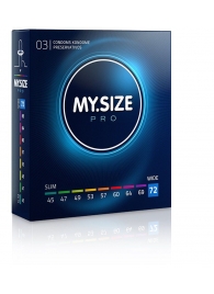 Презервативы MY.SIZE размер 72 - 3 шт. - My.Size - купить с доставкой в Воронеже