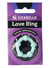Цветное эрекционное кольцо Love Ring с бусинами - Sitabella - в Воронеже купить с доставкой