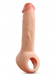 Телесная насадка-удлинитель Thrive 8.75 Inch Realistic Penis Extender Sleeve - 22,2 см. - Blush Novelties - в Воронеже купить с доставкой