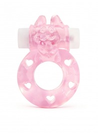 Розовое эрекционное виброкольцо в форме зайчика - 1137 - в Воронеже купить с доставкой