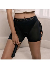 Трусики-шорты для фиксации насадок Strap-on-me Harness Lingerie Halo - size M - Strap-on-me - купить с доставкой в Воронеже