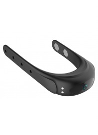 Черное эрекционное виброкольцо на ремешках - Boys of Toys - в Воронеже купить с доставкой