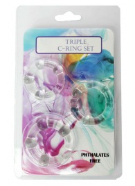 Набор из 3 эрекционных прозрачных колец - Boys of Toys - в Воронеже купить с доставкой