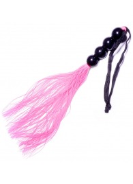 Розовая силиконовая плеть - 35,5 см. - Boys of Toys - купить с доставкой в Воронеже