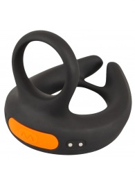 Черный вибростимулятор мошонки RC Scrotum Stimulator with Vibration - Orion - в Воронеже купить с доставкой