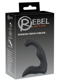 Черный перезаряжаемый стимулятор простаты с вибрацией - 14,6 см. - Orion - в Воронеже купить с доставкой