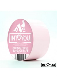 Розовый скотч для фиксации Non-Sticky Bondage Tape - 15 м. - Intoyou - купить с доставкой в Воронеже