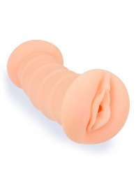 Телесный двусторонний мастурбатор с вибропулей и эрекционными кольцами в комплекте - Sexy Girl - в Воронеже купить с доставкой