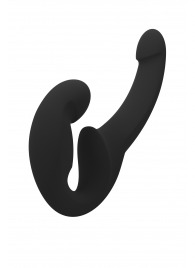 Черный безремневой страпон Share Lite - Fun Factory - купить с доставкой в Воронеже