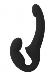 Черный безремневой страпон Share Lite - Fun Factory - купить с доставкой в Воронеже