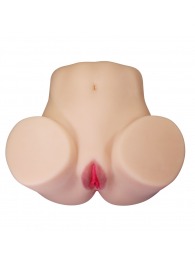 Телесный мастурбатор Julia с 2 любовными каналами - Baile - в Воронеже купить с доставкой