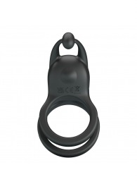 Черное перезаряжаемое виброкольцо Goodwin - Baile - в Воронеже купить с доставкой