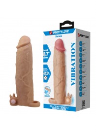 Телесная насадка на пенис Xerxes - 22 см. - Baile - в Воронеже купить с доставкой