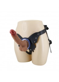 Поясной страпон Wells: трусики в форме бабочки и фаллоимитатор-насадка - Baile - купить с доставкой в Воронеже