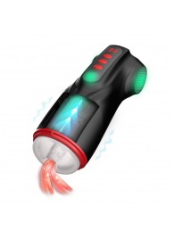 Интерактивный мастурбатор Raven с вакуумом, вибрацией и подсветкой - Shots Media BV - в Воронеже купить с доставкой