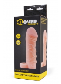 Фаллическая удлиняющая насадка с кольцом для фиксации - 16 см. - ToyFa - в Воронеже купить с доставкой