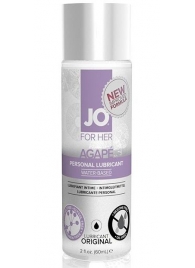 Лубрикант на водной основе для женщин JO AGAPE LUBRICANT ORIGINAL - 60 мл. - System JO - купить с доставкой в Воронеже