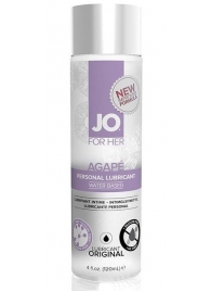 Женский лубрикант на водной основе JO AGAPE LUBRICANT ORIGINAL - 120 мл. - System JO - купить с доставкой в Воронеже