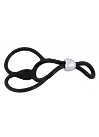 Лассо с подхватом мошонки Triple Ball-und Cockring - Orion - в Воронеже купить с доставкой