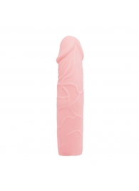 Удлиняющая насадка на пенис телесного цвета - 18 см. - Baile - в Воронеже купить с доставкой