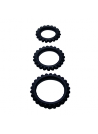 Набор из 3 ребристых эреционных колец TITAN - Baile - в Воронеже купить с доставкой