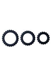 Набор из 3 ребристых эреционных колец TITAN - Baile - в Воронеже купить с доставкой