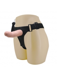 Реалистичный страпон-фаллоимитатор на трусиках Ultra Passionate Harness - 15 см. - Baile - купить с доставкой в Воронеже