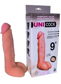 Фаллическая насадка Харнесс UNICOCK 9  - 24 см. - LOVETOY (А-Полимер) - купить с доставкой в Воронеже