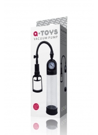 Чёрная вакуумная помпа A-toys с манометром и прозрачной колбой - A-toys - в Воронеже купить с доставкой