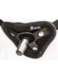 Вибрострапон с двумя насадками UniStrap - 18 и 18 см. - LOVETOY (А-Полимер) - купить с доставкой в Воронеже