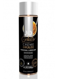 Лубрикант с ароматом крем-брюле JO GELATO CREME BRULEE - 120 мл. - System JO - купить с доставкой в Воронеже