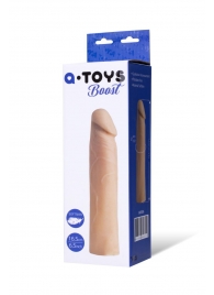 Реалистичная насадка с ярко выраженной головкой - 16,5 см. - A-toys - в Воронеже купить с доставкой