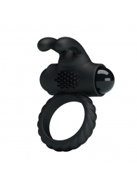 Эрекционное кольцо с клиторальным виброзайцем Eudora - Baile - в Воронеже купить с доставкой