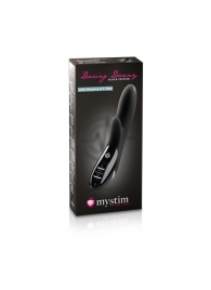 Чёрный вибромассажер c электростимуляцией Daring Danny Black Edition - 27 см. - MyStim - купить с доставкой в Воронеже