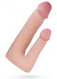 Поясной страпон с насадкой для двойного проникновения - 16 см. - ToyFa - купить с доставкой в Воронеже