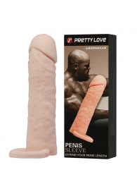 Удлиняющая насадка Medium с подхватом мошонки - 16 см. - Baile - в Воронеже купить с доставкой