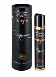 Массажное масло с ароматом шоколада Huile de Massage Gourmande Chocolat - 59 мл. - Plaisir Secret - купить с доставкой в Воронеже