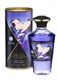 Массажное интимное масло с ароматом экзотических фруктов - 100 мл. - Shunga - купить с доставкой в Воронеже