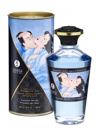 Массажное интимное масло с ароматом кокоса - 100 мл. - Shunga - купить с доставкой в Воронеже